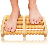 7262 Wooden Foot Massager Roller Reflexology Foot Massager for Increase Blood Circulation and Plantar Fasciitis Relieve Pain DeoDap