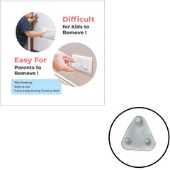 1401 Baby Safety Big Electrical Socket Cover, Outlet Plug Protector for Child Proofing in Home, School Office (6pc Set)