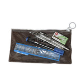 4848 6-Pcs Combo Zipper Pouch scissor Ruler Pen And Marker Used While Studying By Teachers And Students In Schools And Colleges Etc. DeoDap