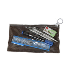 4848 6-Pcs Combo Zipper Pouch scissor Ruler Pen And Marker Used While Studying By Teachers And Students In Schools And Colleges Etc. DeoDap