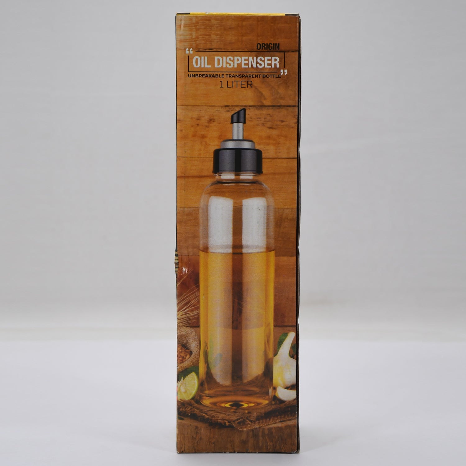 2346 Oil Dispenser Transparent Plastic Oil Bottle | 1 Liter DeoDap