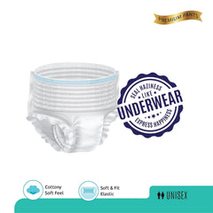 0970 Large - Extra Large Senior care Adult Pull Up Diaper Pants (Waist Size (90-140 Cm | 35 -55 Inch) Adult Diapers ( Large - Extra Large L-XL2Pc)