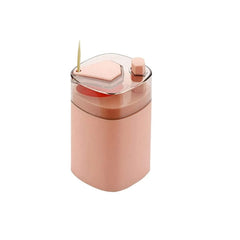 4005L Toothpick Holder Dispenser, Pop-Up Automatic Toothpick Dispenser for Kitchen Restaurant Thickening Toothpicks Container Pocket Novelty, Safe Container Toothpick Storage Box. DeoDap