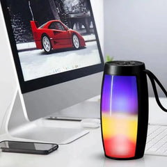 6063 Wireless Bluetooth Speaker Disco light Speaker For Traveling , Party , Home & Office Use Best Speaker DeoDap