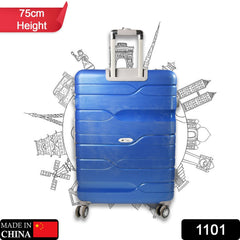 1101 Luxury Traveling bag 4 Wheel Trolley Bag Large Bag Store Extra Luggage In Bag For Traveling Use Large Bag DeoDap