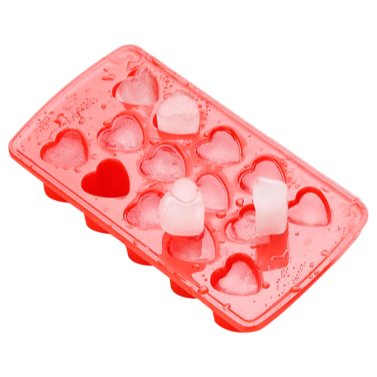 1133 Heart Shape Ice Cube Tray DeoDap