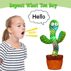 8047L Dancing Cactus Talking Toy, Chargeable Toy (loose) DeoDap