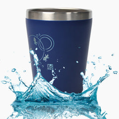 7184 Stainless Steel Drinking Glass for Water, Milk Tea Coffee Lassi Glass Tumbler Premium Blue Glass DeoDap