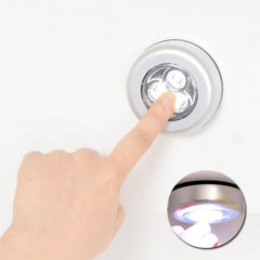 1721 3 Led Cordless Stick Tap Wardrobe Touch Light Lamp DeoDap