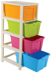 0768 Multipurpose Modular Drawer Organizer Storage Box - 4 Layers DeoDap