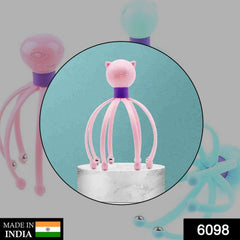 6098 Octopus Stress Relief Therapeutic Scalp Massager Deodap