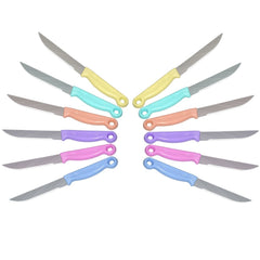 2551 Multipurpose Top Kitchen Knife for Home and Restaurant (12Pcs Set) DeoDap