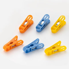 1368 Cloth Drying Non-Slip Light Plastic Clips (Multicolour) (Pack of 12) DeoDap