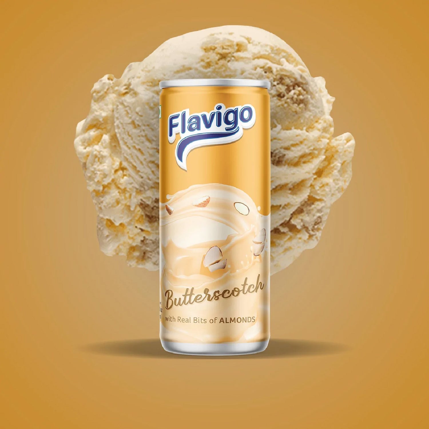 1014 Flavigo Butter Scotch Ice Cream Milkshake (180Ml) | Ice cream shakes DeoDap
