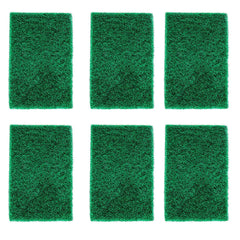 3438 Scrub Sponge Cleaning Pads Aqua Green (Pack Of 6) DeoDap