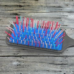 8482 Massage Comb, Massage Hair Brush Ergonomic Matt Disappointment for Straight Curly Hair Cushion Curly Hair Comb For Detangling Professional Comb For Men And Women for All Hair Types, Home Salon DIY Hairdressing Tool (1 Pc)