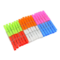 6216 Multi Purpose Plastic Clothes Clips for Cloth Drying Clips (set of 144Pc) DeoDap