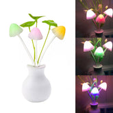 217 LED Dream Night Light, Auto ON/Off Sensor Mushroom Lamp (Multicolor) DeoDap