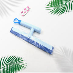 7996 Glass Cleaning Wiper Window Cleaner, for Bathroom, Windows, and Car Glass, Window Mirror Scraper Brush with Soft Rubber