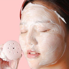 1671 Facial Cleansing Brushes, Cute Octopus Shape Silicone Face Scrubber Massager Skincare Tool (1PC)