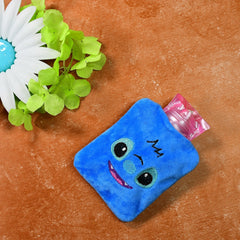 6512 Blue Stitch small Hot Water Bag with Cover for Pain Relief, Neck, Shoulder Pain and Hand, Feet Warmer, Menstrual Cramps. DeoDap