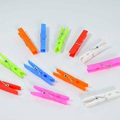 6216 Multi Purpose Plastic Clothes Clips for Cloth Drying Clips (set of 144Pc) DeoDap