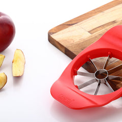 8124 Ganesh Plastic & Stainless Steel Apple cutter (colors may vary) DeoDap