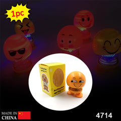 4714 Emoji Shake Car Dashboard Doll Dance for Car interior Decoration With LED Light DeoDap