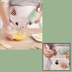 2813 Wireless Hand Mixer, Charging Handheld 2pc portable Whisk Mini High Power Beater Baking Hand Held Mixer, Portable Kitchen Blender. DeoDap