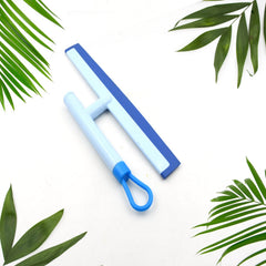 7996 Glass Cleaning Wiper Window Cleaner, for Bathroom, Windows, and Car Glass, Window Mirror Scraper Brush with Soft Rubber