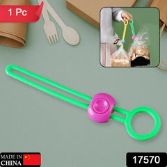17570 Bag Clips Food Clips, Multi-Purpose Sealer, Reusable Cable Ties, Cord Organizer, Bag Clips Food Clips, For Home Kitchen Office (1 Pc)