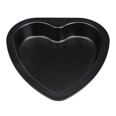 2209 Heart Shape Cake Mould Non Stick Steel 1 kg Cake Baking Tray ( 23cm) DeoDap