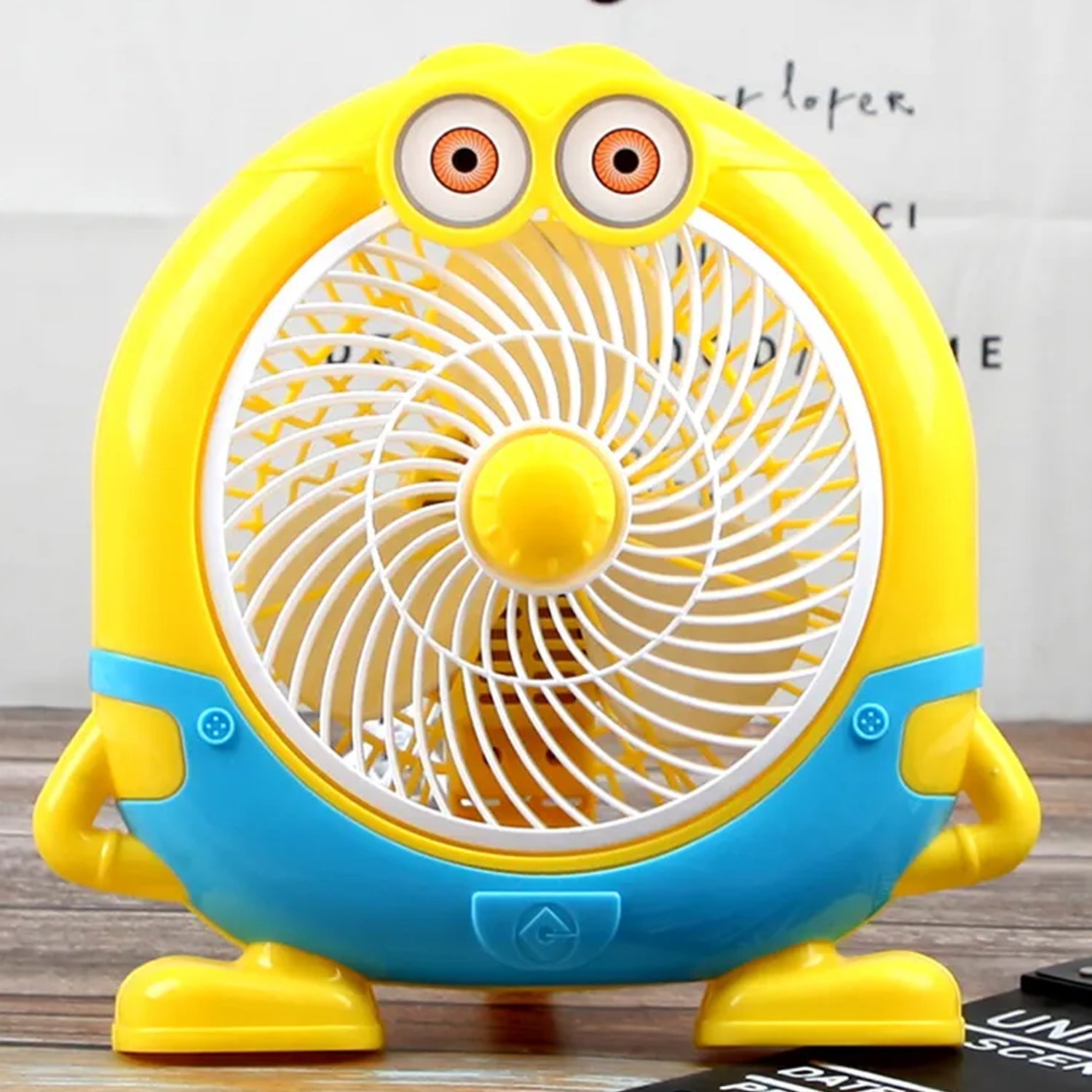 6464 plastic cute mini cartoon electric usb fan desk fan for children DeoDap