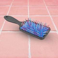 8482 Massage Comb, Massage Hair Brush Ergonomic Matt Disappointment for Straight Curly Hair Cushion Curly Hair Comb For Detangling Professional Comb For Men And Women for All Hair Types, Home Salon DIY Hairdressing Tool (1 Pc)