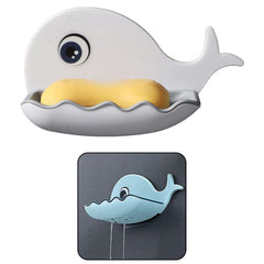 4747 Fish Shape Soap Dish Adhesive Waterproof Wall Mounted Bar Soap Dish Holder (Pack of 2Pc) DeoDap