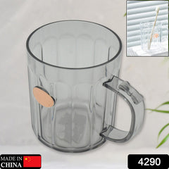 4290 Multi-Purpose Plastic Cup, Toothpaste Holder Bathroom Cup Bathroom Cup With Slot Handle Mug Environmental Friendly Festival for Outdoor for Household Gift For Anniversary and Birthday, (1 Pc)