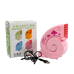 7709 Cute Bright Color Desktop Office USB Mini Fan Battery USB Fans USB Mini Fans DeoDap