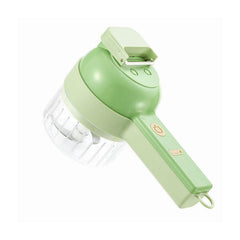 2284 4 in 1 Handheld Electric Vegetable Cutter Set, Multifunction Mini Chopper Food Processor, Wireless Electric Garlic Mud Masher, for Garlic, Chili ,Onion, Ginger DeoDap