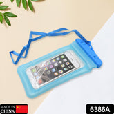 6386a Mix Color Waterproof Pouch Lock Mobile Cover Under Water Mobile Case Waterproof Mobile Phone Case, Waist Bag, Underwater Bag for Smartphone iPhone, Swimming, Rain Cover Camping For all Mobile.