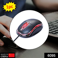 6095 USB Optical Mouse For Computer DeoDap