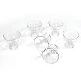 5297 Royal Style Dessert & ICE Cream Cup Bowl Plastic 6pcs For Home , Office & Party Use DeoDap