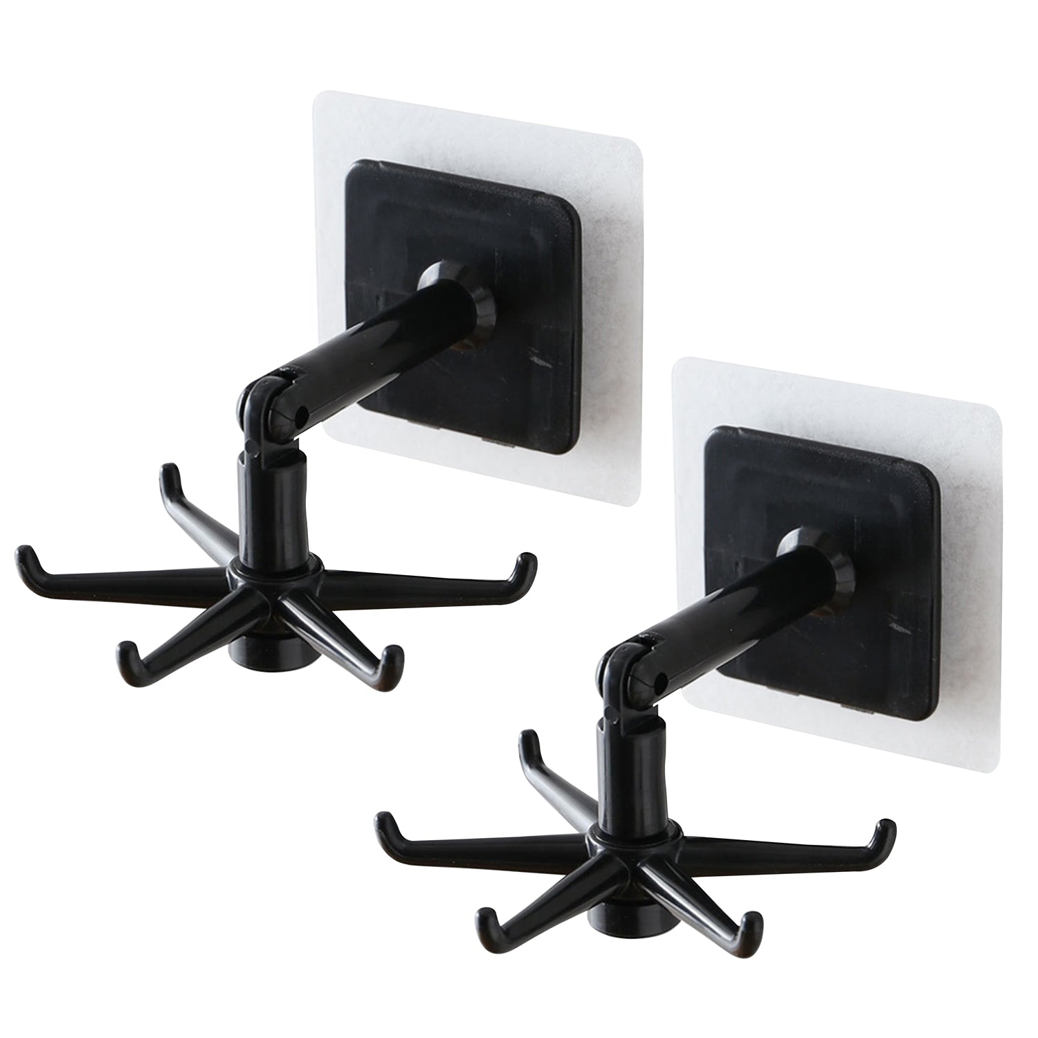 4650 360° rotatable hooks for hanging (Pack of 2) (Brown Box) DeoDap
