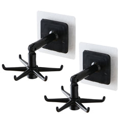 4650 360° rotatable hooks for hanging (Pack of 2) (Brown Box) DeoDap