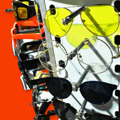 7998 Sunglasses Display Rack Display 360deg Rotating Counter Top Sunglass Display Stand Fashion Sunglass Rack Frame Glasses Display Stand Holder Organizer