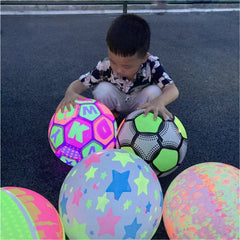 8056 Bouncy Stress Reliever Fun Play Led Rubber Balls for Kids (1Pc Only) DeoDap