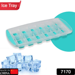 7170 12 Grid Silicon Ice cubes Making Tray Food Grade Square Ice Cube Tray | Easy Release Bottom Silicon Tray DeoDap