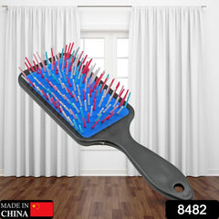 8482 Massage Comb, Massage Hair Brush Ergonomic Matt Disappointment for Straight Curly Hair Cushion Curly Hair Comb For Detangling Professional Comb For Men And Women for All Hair Types, Home Salon DIY Hairdressing Tool (1 Pc)