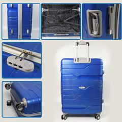1101 Luxury Traveling bag 4 Wheel Trolley Bag Large Bag Store Extra Luggage In Bag For Traveling Use Large Bag DeoDap