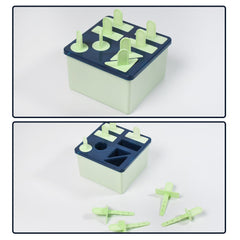 6311B Plastic Kulfi Mould, Kulfi Moulds 8 pcs Tray Ice Cream Mould Reusable Frozen Kulfi Maker Popsicle Sticks Lolly Ice Popsicle Candy Mould for Children Pista Color (Brown Box ) DeoDap