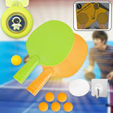17640 Portable Indoor Hanging Table Tennis with Five Ball, Table Tennis Self Training Set